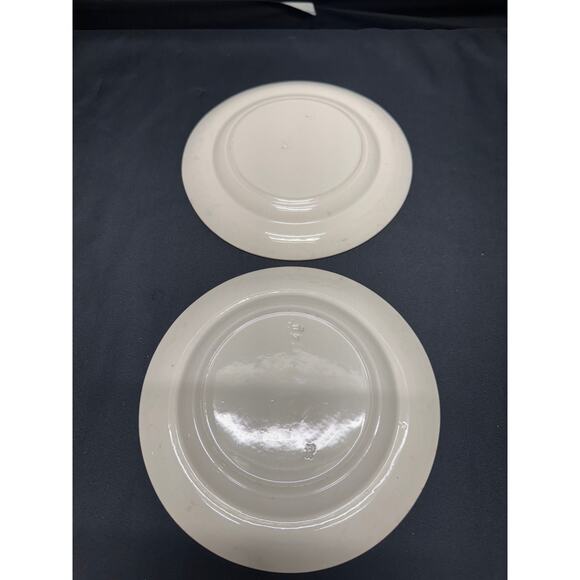 Set of 2 Vintage Japanese Blue and White Transferware Plates – 7.5" - Picture 12 of 12